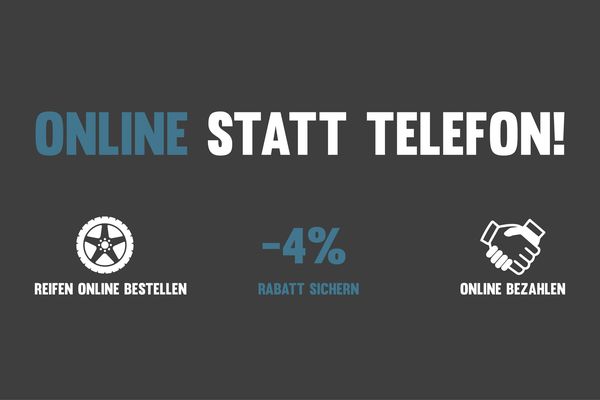 4% Rabatt auf den Reifenkauf online bei Reifenland Innsbruck